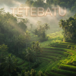 Firefly_Gemini Flash_Photorealistic Tetebatu landscape in Lombok, Indonesia, tropical rainforest, rice ter 835396